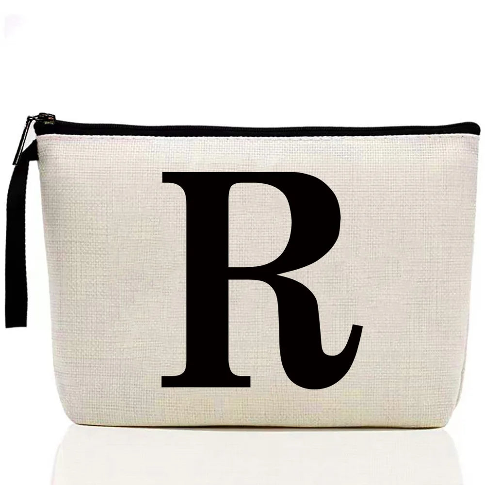 Ladies Makeup Bag Letter Print pattern Classic Coin Purse Organizer Bag Pouches for Travel Bags Pouch Women Storage Cosmetic Bag