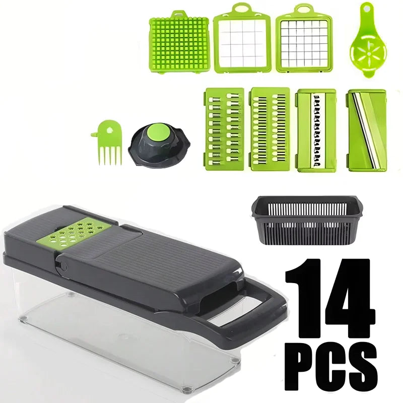 Kitchen Tools Multifunctional Vegetable Cutter Set Manual Slicer Shredder Wiper Grater Kitchen Gadgets and Accessories Cooking