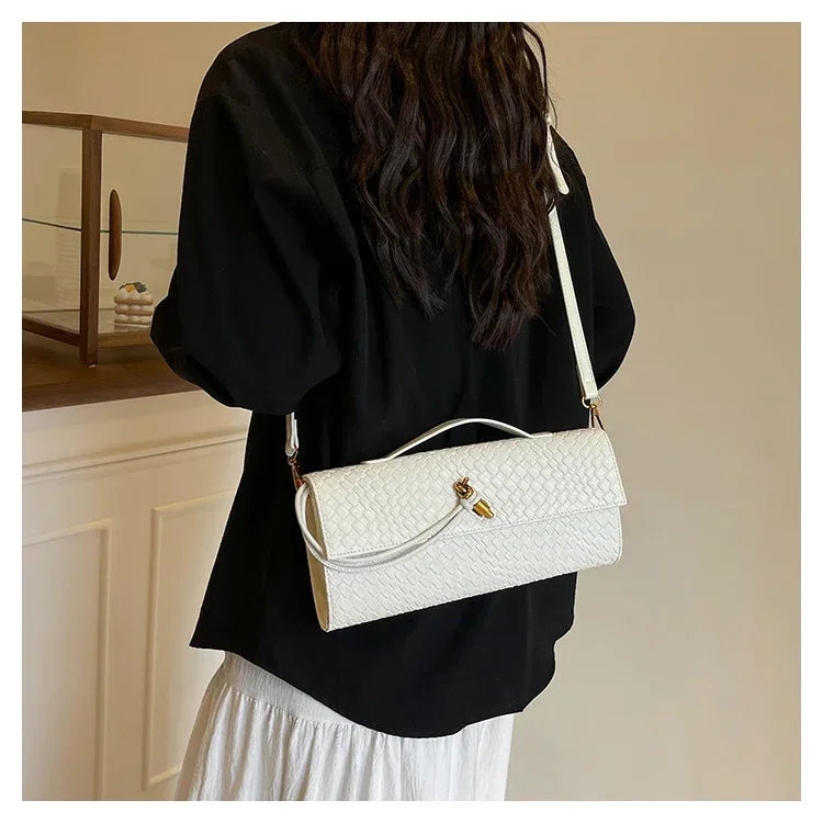 New designer Tote Bag - Elegant Crossbody Leather Purse For Women, Trendy Minimalist Commuter  shoulder bagWith Letter Logo