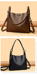 Hand Top-Handle Bags for Women 2025 High Quality Pu Leather Purse Ladies Shoulder Crossbody Bag Medium Casual Tote KAIDIFEINIROO