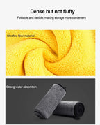 3/5/10Pcs Car Wash Microfiber Towel 30*30CM / 30*60cm Car Cleaning Drying Cloth  Care Cloth Car Wash Towel  Kitchen Towel