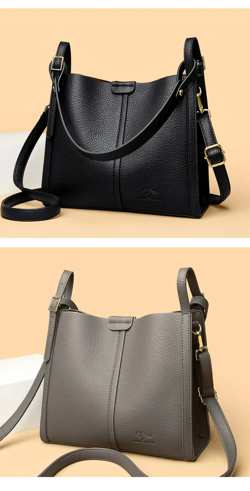 Hand Top-Handle Bags for Women 2025 High Quality Pu Leather Purse Ladies Shoulder Crossbody Bag Medium Casual Tote KAIDIFEINIROO