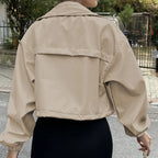 Solid Casual Loose Jacket Coats For Women 2025 Winter Vintage Women's Jackets Overcoat Autumn Female Coat Outerwears Tops