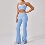 Womens 2 Piece Workout Running Sets,Hot Shot Skort Set Y2K Cropped Tank Top and Pants Outfits Sweatsuits