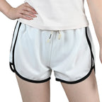 Women's Sports Shorts With Drawstring S-3XL Girl Fitness Running Yoga Shorts Breathable Woman Quick-Dry Casual Athletic Pants