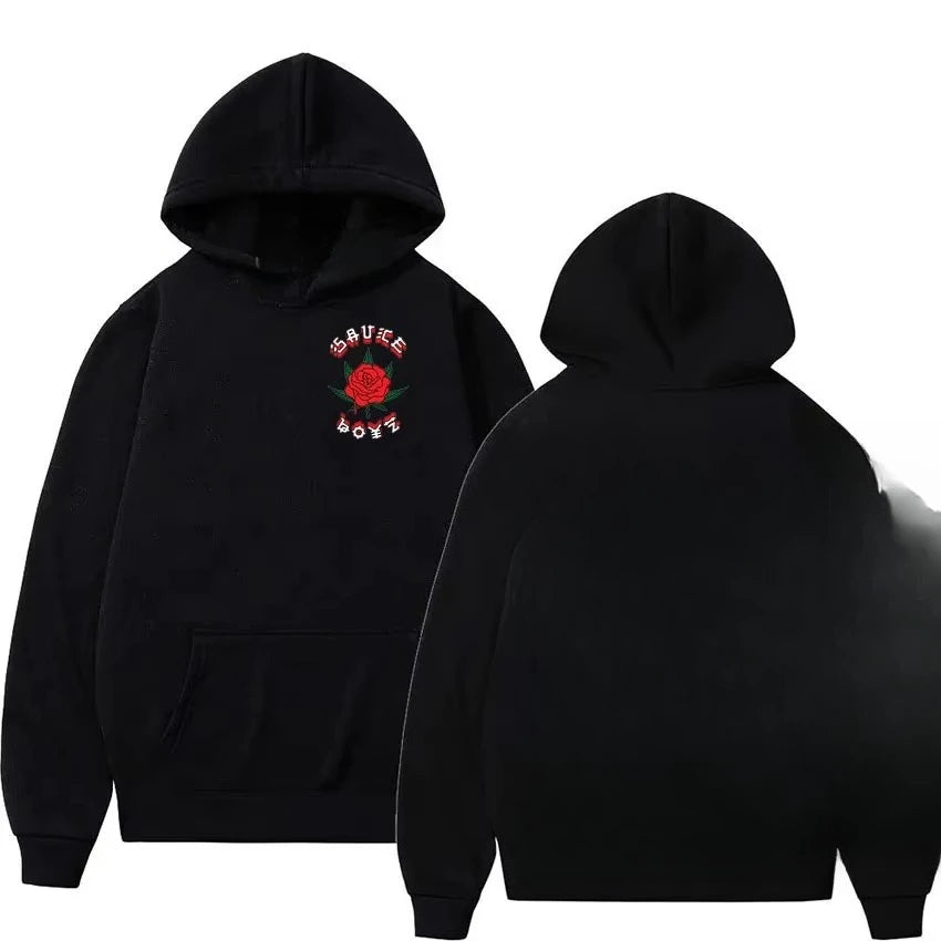 2025 Graphic Hoodie Men's Fashion Pullover Large Sweatshirt Unisex Hip Hop Gothic Hoodie Streetwear Trend