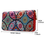 New fashionable lady zipper PU handbag purse with multiple clips and mobile phone compartments to travel, business, high-capacit