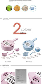 Kitchen Slicer And Chopper Ten In One Set Potato Slice And Slicing Multi-function Slicer Kitchen Appliances Kitchen Utensils