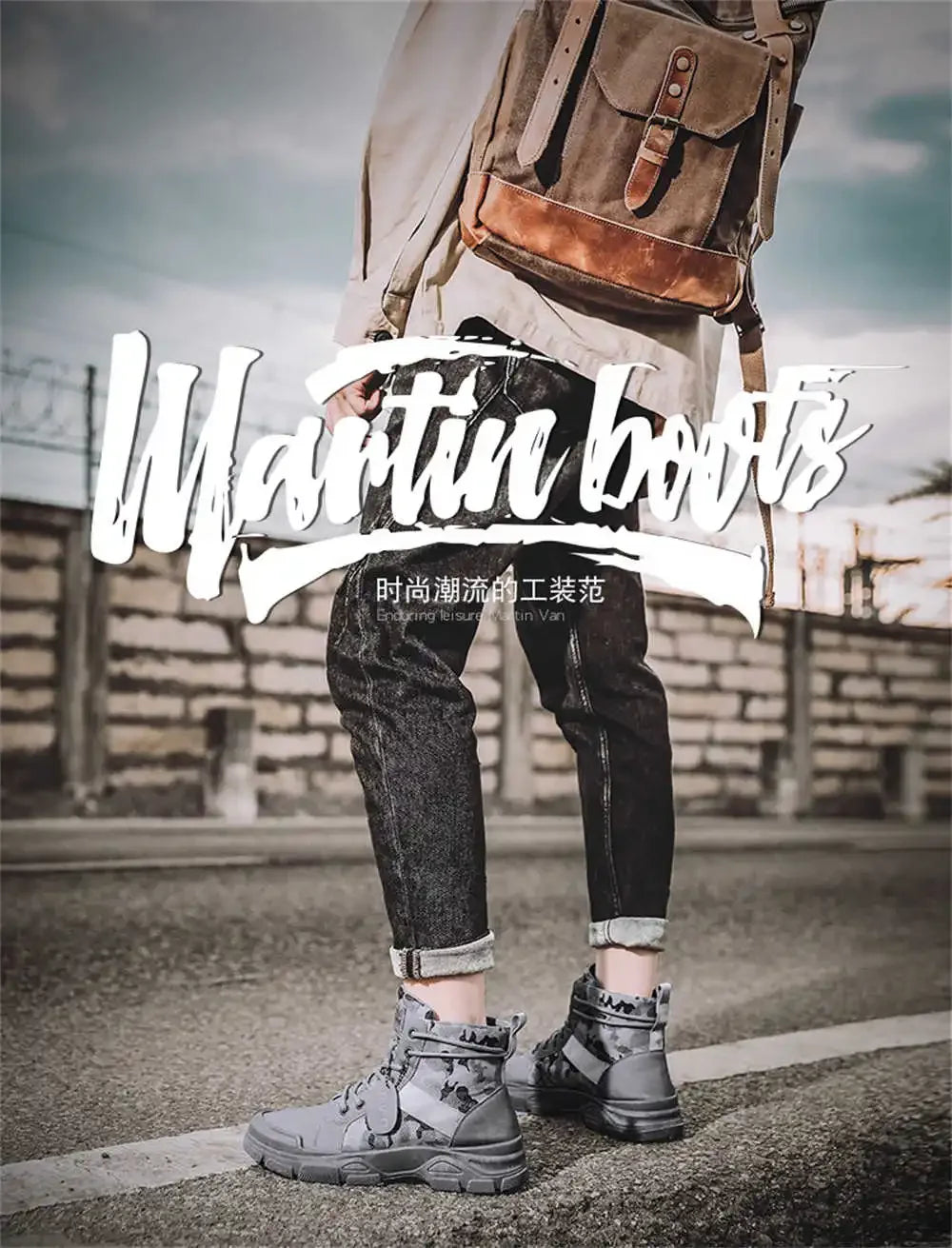 Spring-autumn High Sneakers For Man Skater Sneakers Man Shoes Blue Boots Sports Factory Portable  Badkets