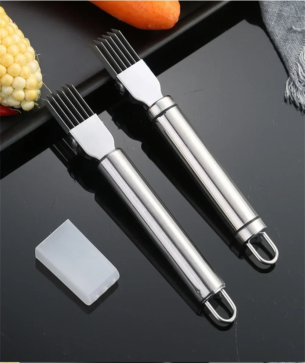 Kitchen Shred Onion Slicers Multi-Purpose Stainless Steel Chopped Green Onion Knife Kitchen Gadgets for Green Onion Cutter Tools