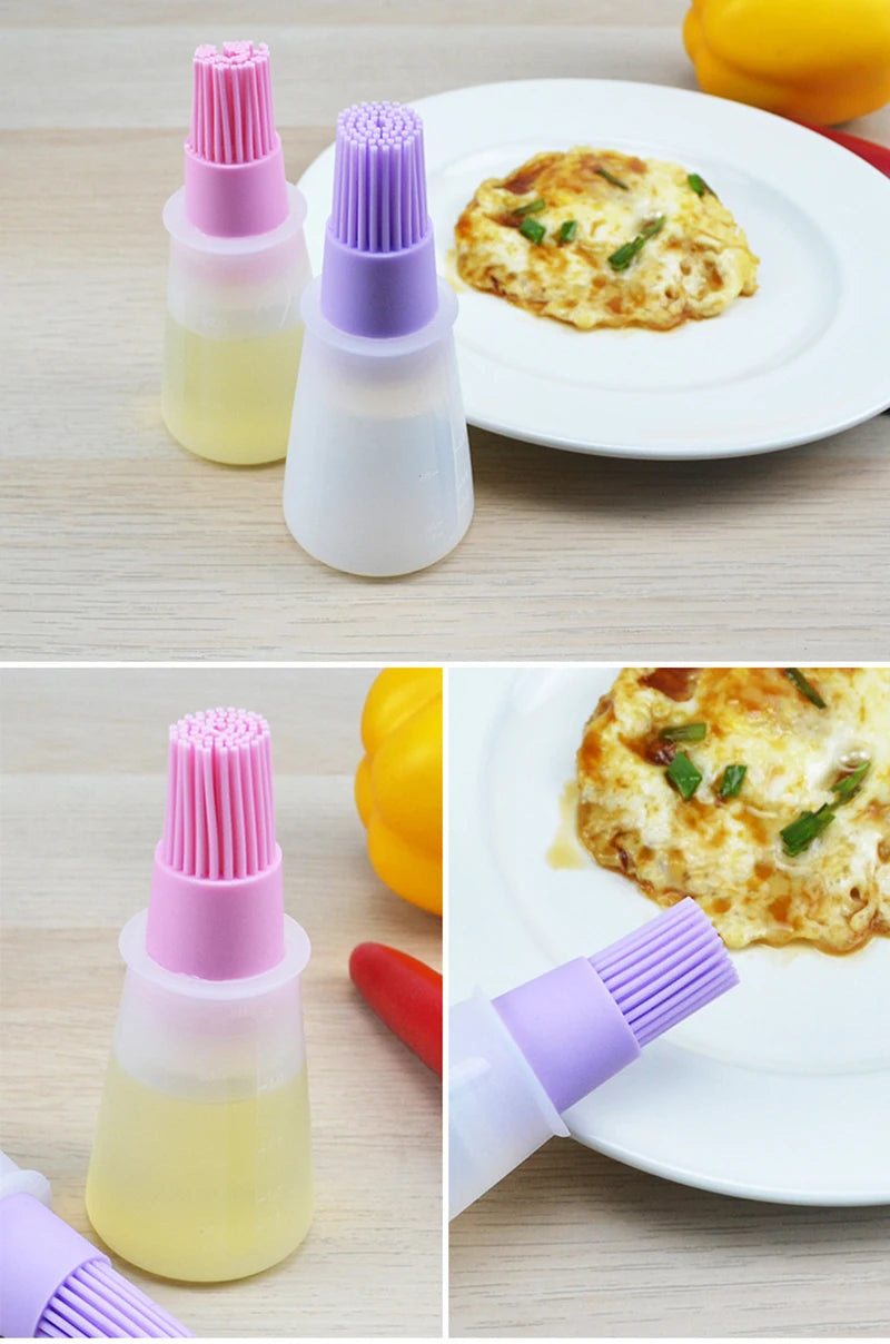 Kitchen Accessories Tools Silicone Oil Brush Basting Brushes Cake Butter Bread Pastry Brush Cooking Utensil Kitchen Gadgets BQ.