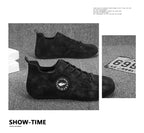 MAEDEF Men's Loafers Lightweight Driving Casual Thin Bottom Flats Shoes Soft Sole Comfortable Non Slip Lace-up Walking Shoes Men