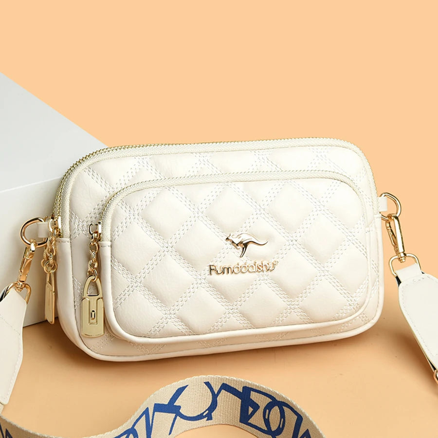 High Quality Purse Leather Luxury Handbag Women Shoulder Bags Designer Crossbody Bag for Female Bag Fashion Ladies Messenger Sac