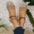 Women Sandals Summer Casual Luxury Flat Sandals Platform Shoes for Women 2025 New Designer Fashion Sandals Sandalias De Mujer