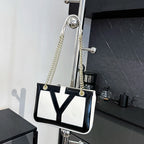 High-End Luxury Elegant Tote Bag For Women Shopper Messenger Purse Solid Color Commuter Use Large Capacity