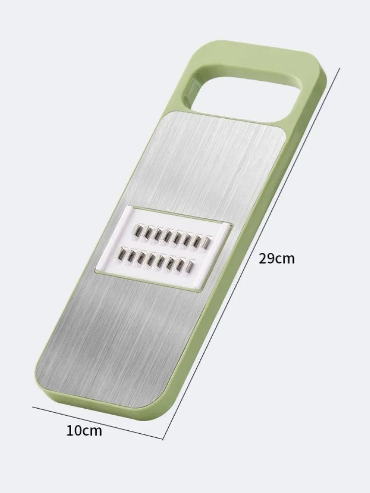 Kitchen 5 in 1 Stainless Steel Multifunctional Safe Manual Vegetable Slicer Cutter Potato Shredders Garlic Carrot Grater Chopper